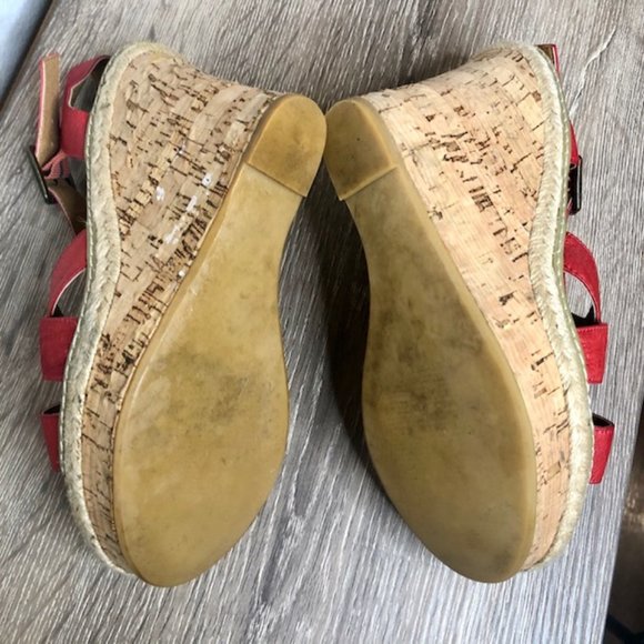 Steve Madden P-Malena in Red Leather, size 6.5 - Picture 6 of 8